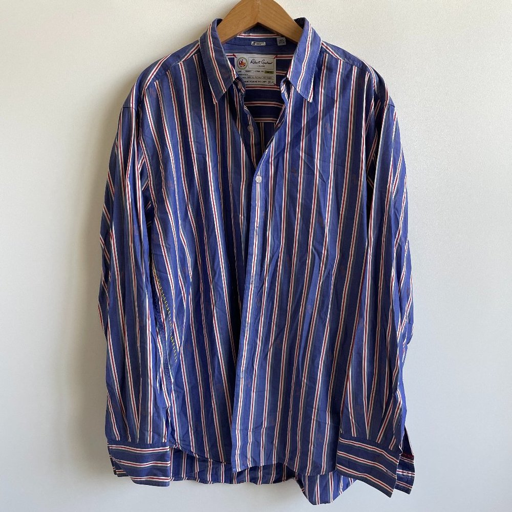 Mens Robert Graham Cotton Button Down Shirt